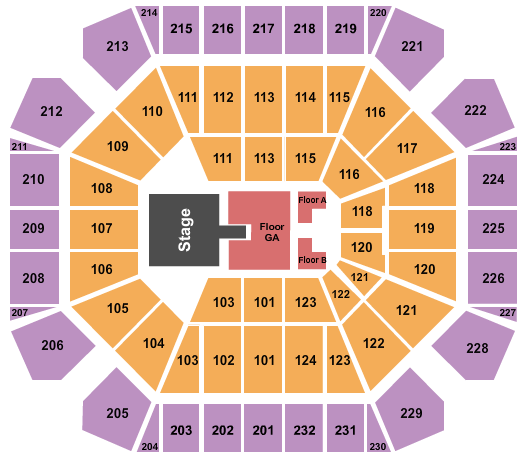 Lonestar Amphitheater Lubbock Seating Chart