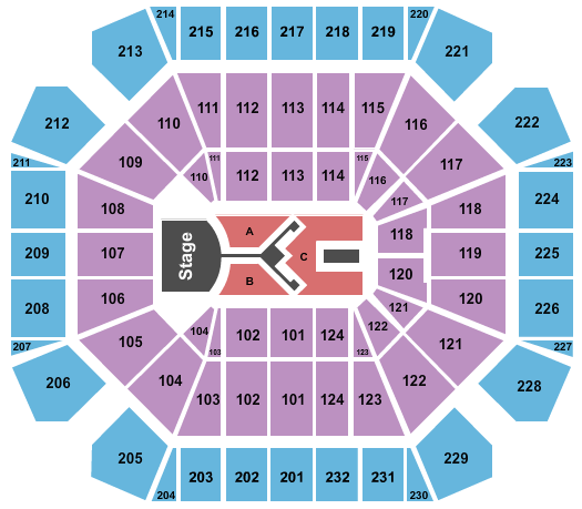 United Supermarkets Arena Seating Chart: Shinedown