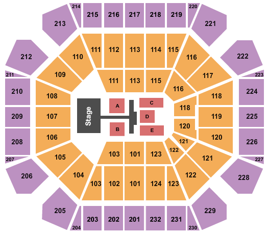 United Supermarkets Arena Seating Chart