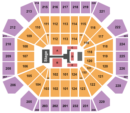 United Supermarkets Arena Seating Chart: TobyMac