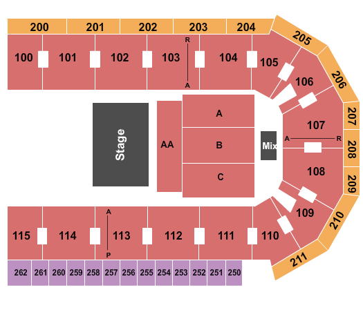 United Wireless Arena Seating Chart: Ron White