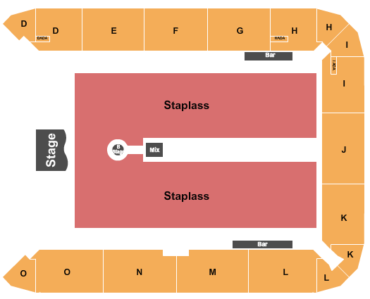 Unity Arena Seating Chart: Olivia Dean