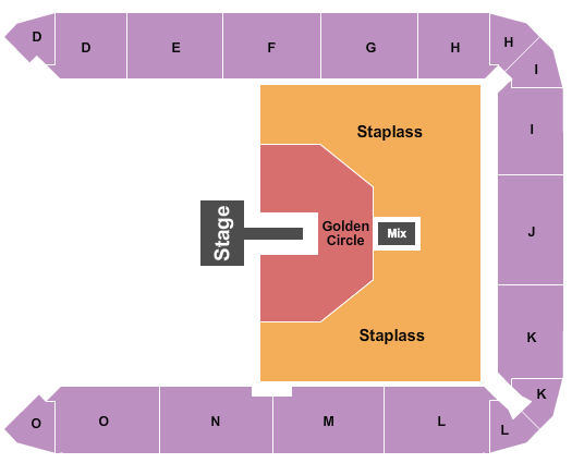 Unity Arena Seating Chart: The Neighbourhood