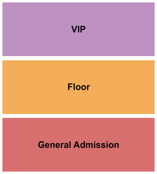 Unity Baptist Church - GA Seating Chart: GA/FLOOR/VIP