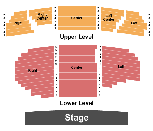 Unity of Dallas Seating Chart: End Stage