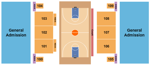 University Of Texas At San Antonio Convocation Center Seating Chart: Basketball - Women