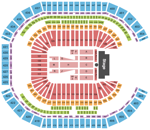 University Of Phoenix Stadium Seating Chart Guns N Roses