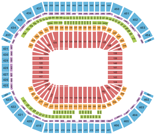 State Farm Stadium Seating Chart: Open Floor 2