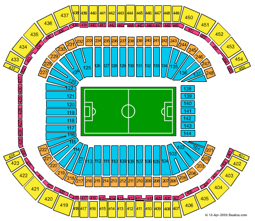 University Of Phoenix Stadium Seating Chart