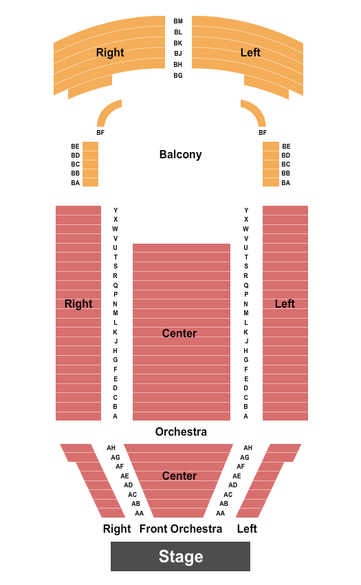 Uptown Theater - RI Seating Chart: Endstage 3