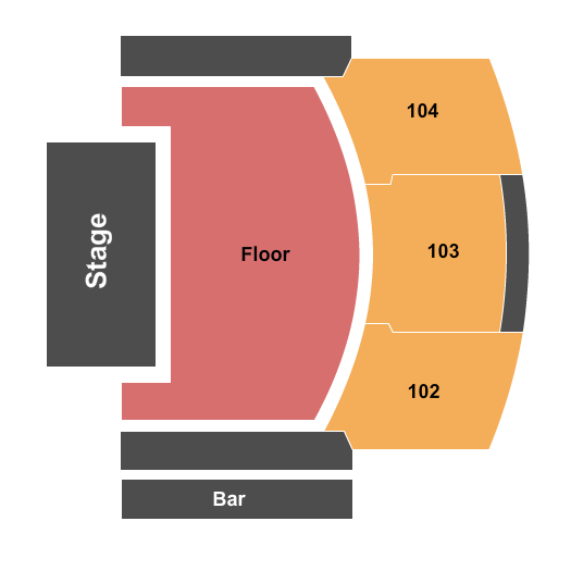 Uptown Theatre Minneapolis Seating Chart: End Stage