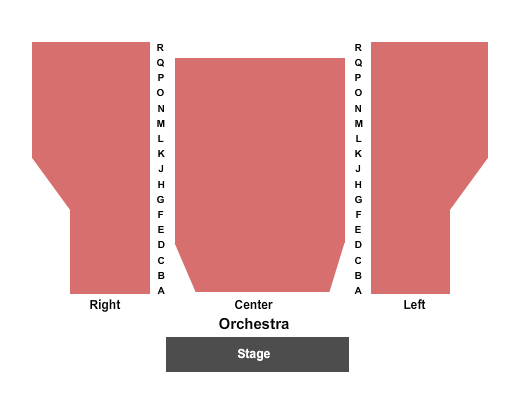 Vacaville Performing Arts Theatre Seating Chart: End Stage