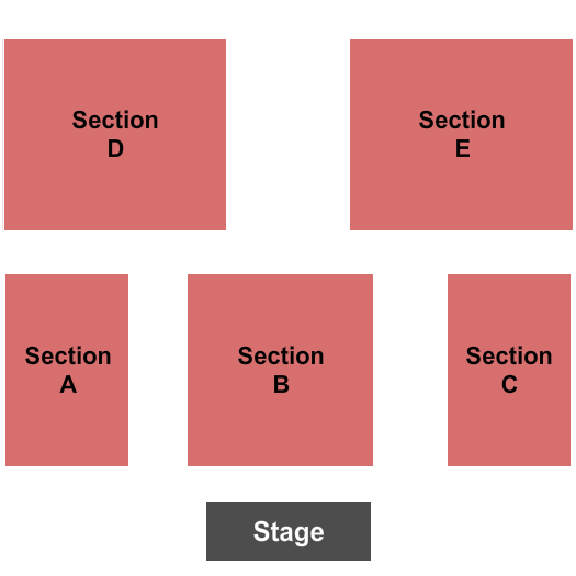 Vada Sheid Performing Arts Center Seating Chart: End Stage