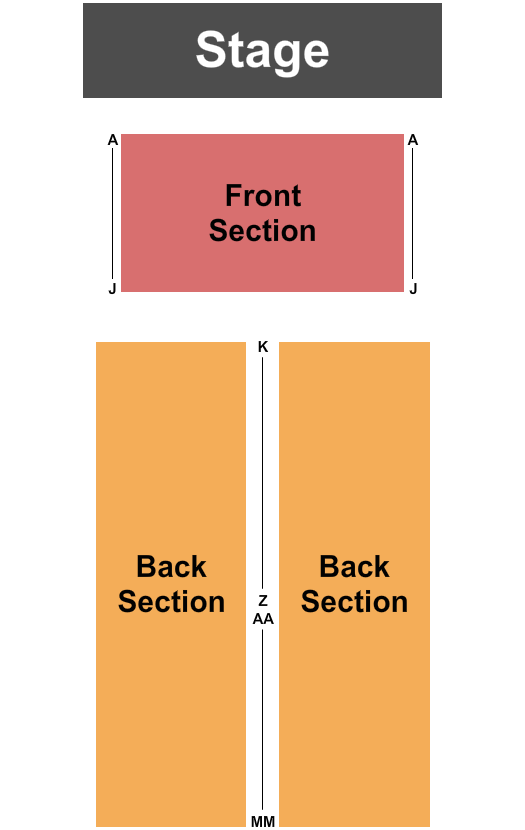 Val Air Ballroom Seating Chart: Endstage