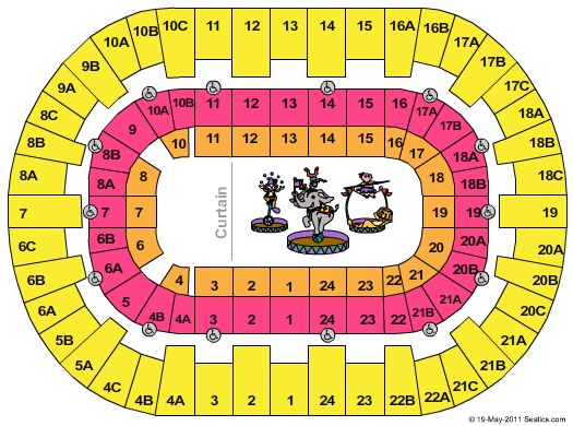 Valley View Casino Center Seating Chart
