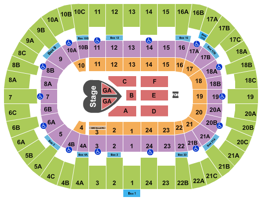 Valley View Casino Center Wwe Seating Chart