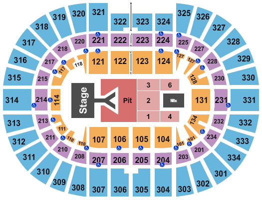 Value City Arena at The Schottenstein Center Seating Chart: Dan and Shay