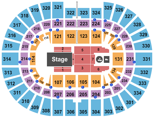 Value City Arena at The Schottenstein Center Seating Chart: Dancing with the Stars