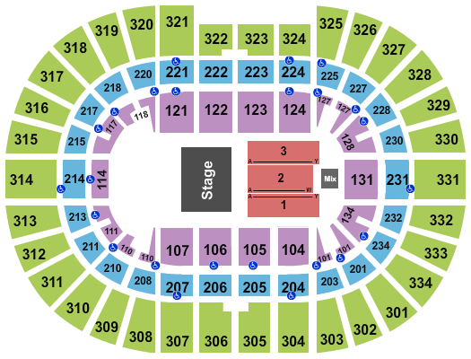 Value City Arena at The Schottenstein Center Seating Chart: Half House RSV