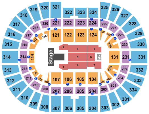 Value City Arena at The Schottenstein Center Seating Chart: Maverick City Music