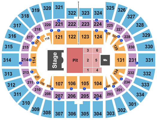Value City Arena at The Schottenstein Center Seating Chart: Nickelback