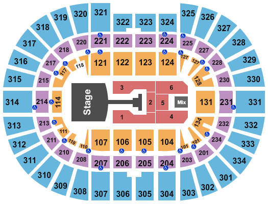 Value City Arena at The Schottenstein Center Seating Chart: Pink