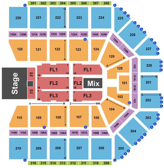 Van Andel Arena Seating Chart