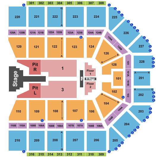 Van Andel Arena Seating Chart: Brandon Lake