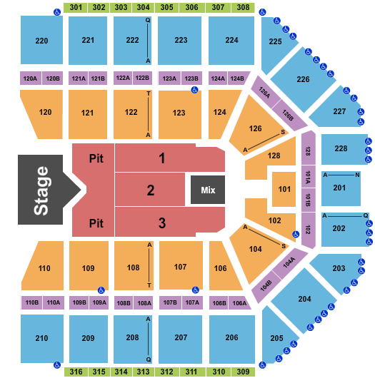Van Andel Arena Seating Chart: Cody Johnson