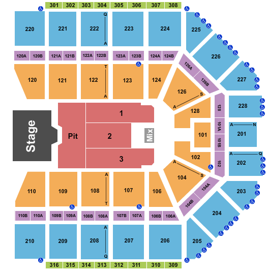 Van Andel Arena Seating Chart: Dierks Bentley