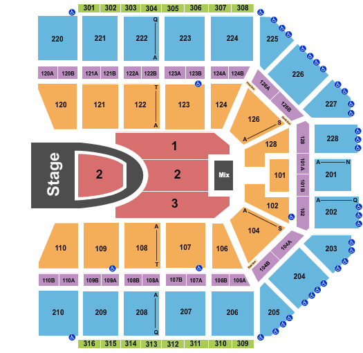 Van Andel Arena Seating Chart: For King and Country