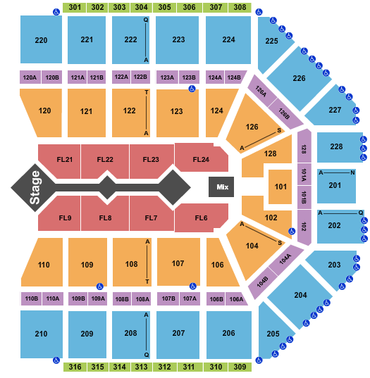 Van Andel Arena Seating Chart: For King and Country