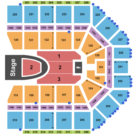 Van Andel Arena Seating Chart: For King and Country