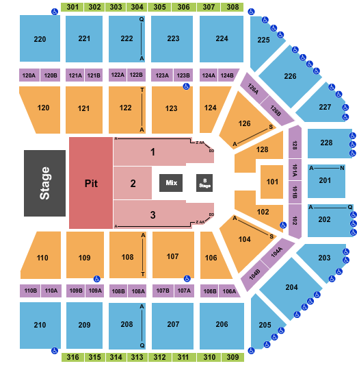 Van Andel Arena Seating Chart: Forrest Frank