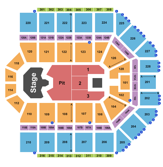 Van Andel Arena Seating Chart: Ghost