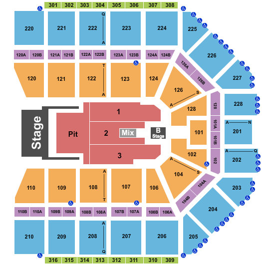 Van Andel Arena Seating Chart: Greta Van Fleet