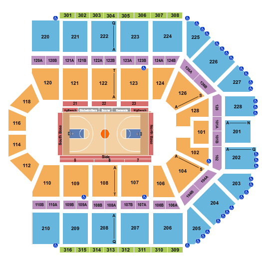 Van Andel Arena Seating Chart: Harlem Globetrotters