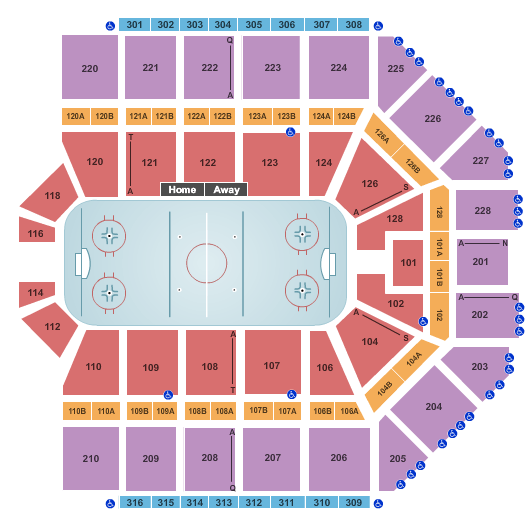 Van Andel Arena Seating Chart: Hockey