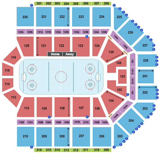 Van Andel Arena Seating Chart: Hockey