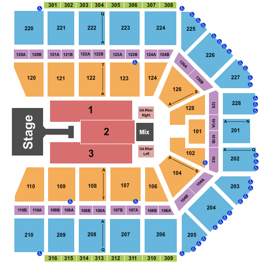 Van Andel Arena Seating Chart: Jonas Brothers