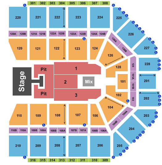 Van Andel Arena Seating Chart: Jordan Davis