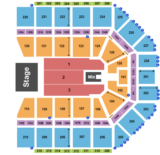 Van Andel Arena Seating Chart: Journey