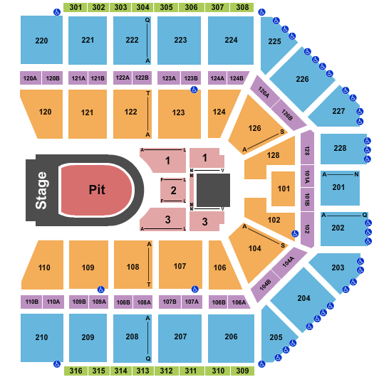 Van Andel Arena Seating Chart: Kane Brown