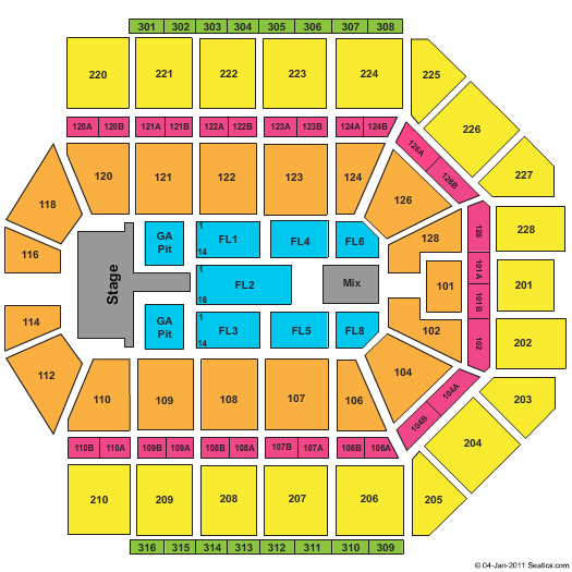 Van Andel Arena Seating Chart
