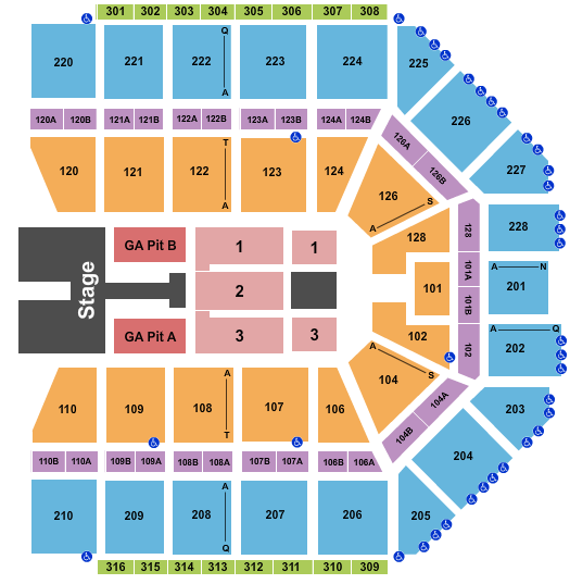 Van Andel Arena Seating Chart: Kelsea Ballerini