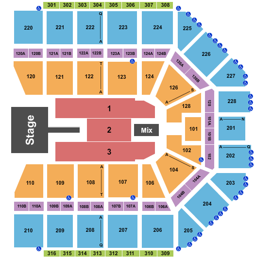 Van Andel Arena Seating Chart: Maroon 5