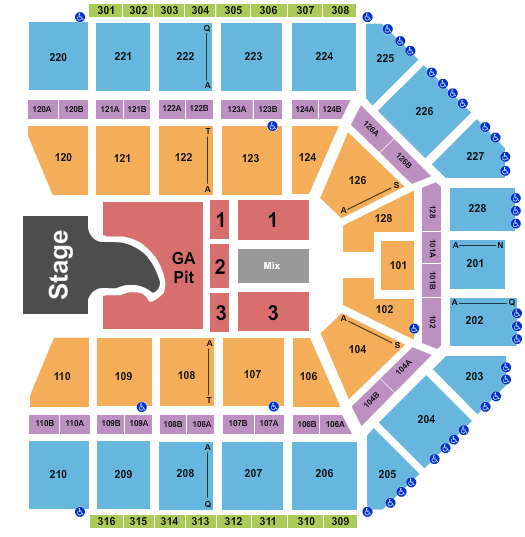 Van Andel Arena Seating Chart: Megan Moroney
