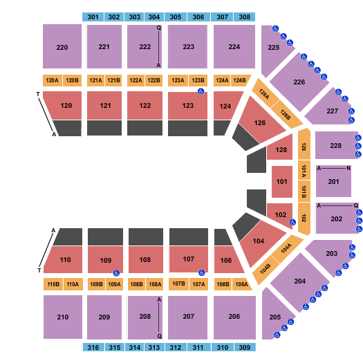 Van Andel Arena Seating Chart Seat Numbers