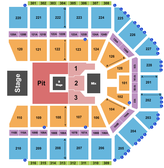 Van Andel Arena Seating Chart: Nine Inch Nails