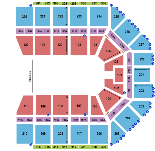 Van Andel Arena Seating Chart: PBR